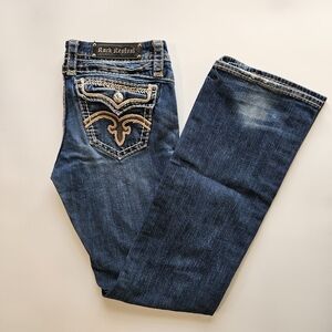Rock Revival Jeans Size 30 Women's Anja Boot Denim